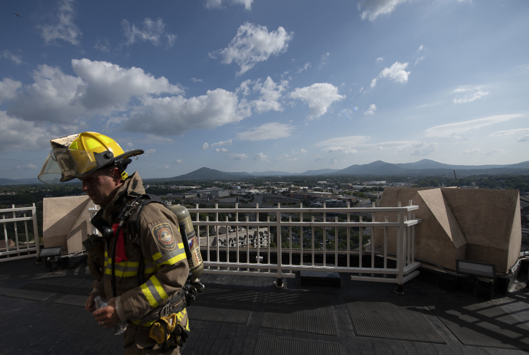 Mark Overstreet of the Smith Mountain Lake Marine Volunteer Fire/Rescue
